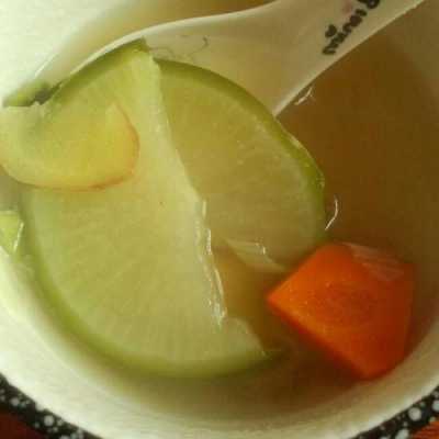 蘿卜生姜刮油湯（蘿卜姜片湯）