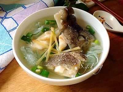 生姜斑魚湯（生斑魚煲湯）