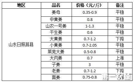 2017年生姜多少錢一斤-圖1